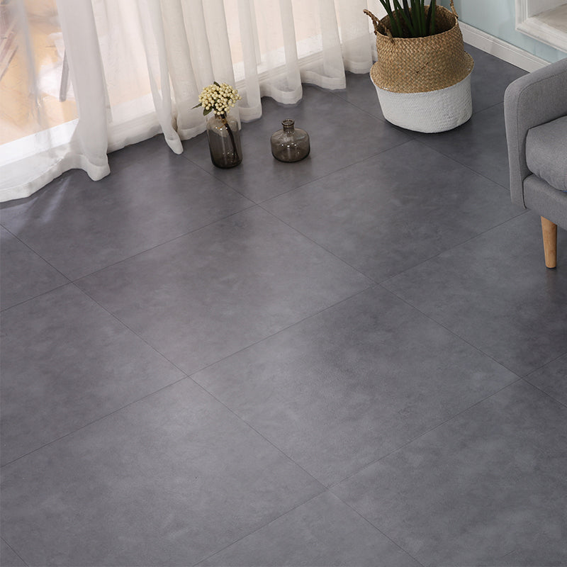 Peel and Stick PVC Flooring Low Gloss PVC Flooring with Stone Look Dark Gray Clearhalo 'Flooring 'Home Improvement' 'home_improvement' 'home_improvement_vinyl_flooring' 'Vinyl Flooring' 'vinyl_flooring' Walls and Ceiling' 6822862