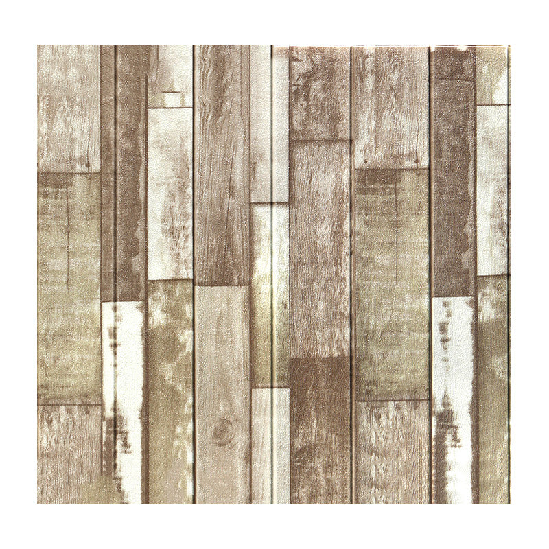 Farmhouse Plastic Wall Panel Peel and Press Wall Panel with Waterproof Brown/ Green Clearhalo 'Flooring 'Home Improvement' 'home_improvement' 'home_improvement_wall_paneling' 'Wall Paneling' 'wall_paneling' 'Walls & Ceilings' Walls and Ceiling' 6822920