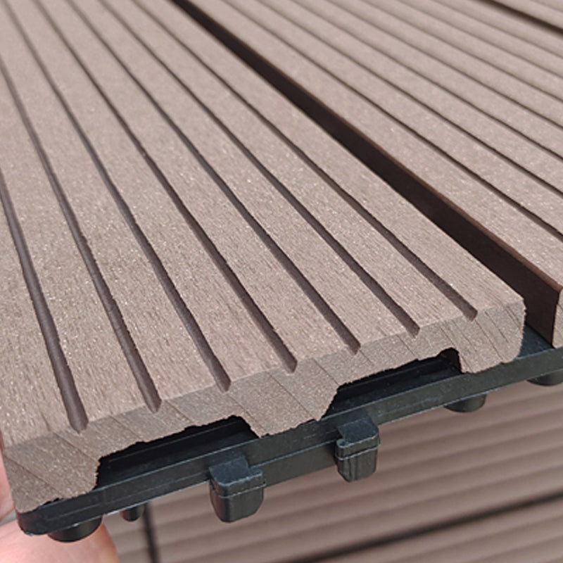 Polypropylene Deck Tile Kit 4-Slat Interlocking Patio Tiles Outdoor Patio Clearhalo 'Home Improvement' 'home_improvement' 'home_improvement_outdoor_deck_tiles_planks' 'Outdoor Deck Tiles & Planks' 'Outdoor Flooring & Tile' 'Outdoor Remodel' 'outdoor_deck_tiles_planks' 6835104