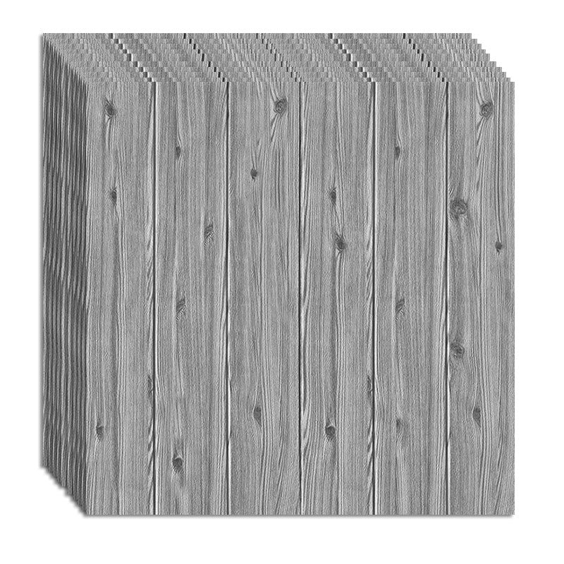 Farmhouse Wall Plank 3D Brick Bedroom and Living Room Wall Panels Set of 10 Dark Gray Clearhalo 'Flooring 'Home Improvement' 'home_improvement' 'home_improvement_wall_paneling' 'Wall Paneling' 'wall_paneling' 'Walls & Ceilings' Walls and Ceiling' 6835387