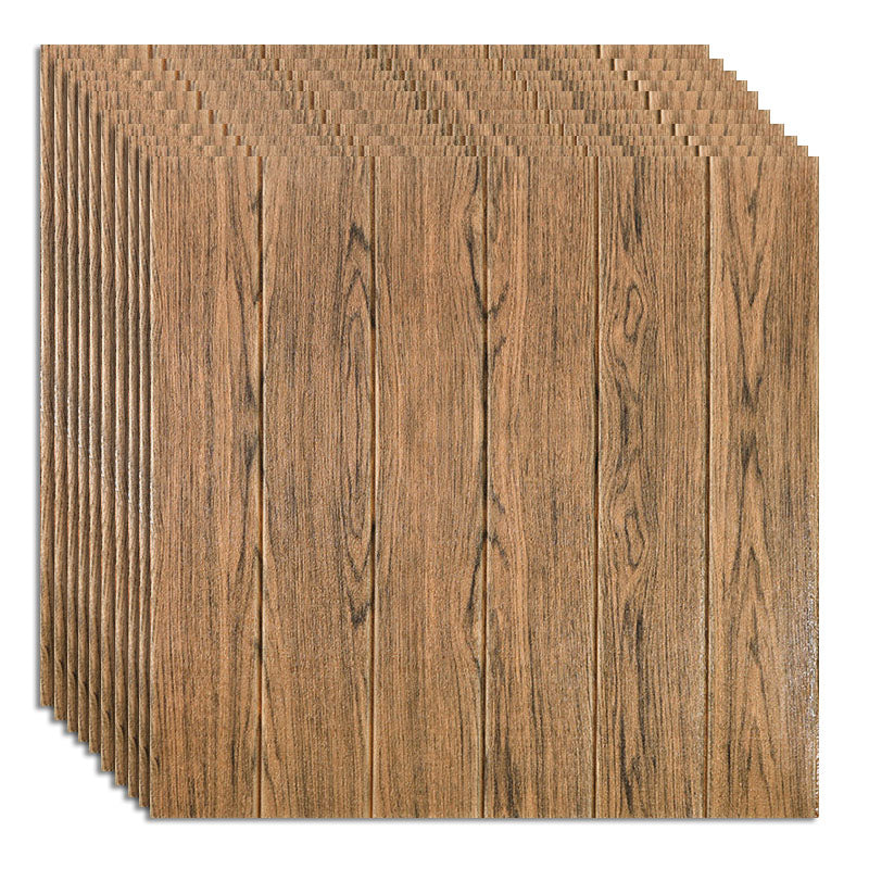Farmhouse Wall Plank 3D Brick Bedroom and Living Room Wall Panels Set of 10 Natural Clearhalo 'Flooring 'Home Improvement' 'home_improvement' 'home_improvement_wall_paneling' 'Wall Paneling' 'wall_paneling' 'Walls & Ceilings' Walls and Ceiling' 6835391