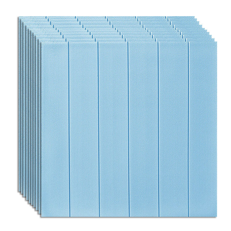 Farmhouse Wall Plank 3D Brick Bedroom and Living Room Wall Panels Set of 10 Light Blue Clearhalo 'Flooring 'Home Improvement' 'home_improvement' 'home_improvement_wall_paneling' 'Wall Paneling' 'wall_paneling' 'Walls & Ceilings' Walls and Ceiling' 6835396