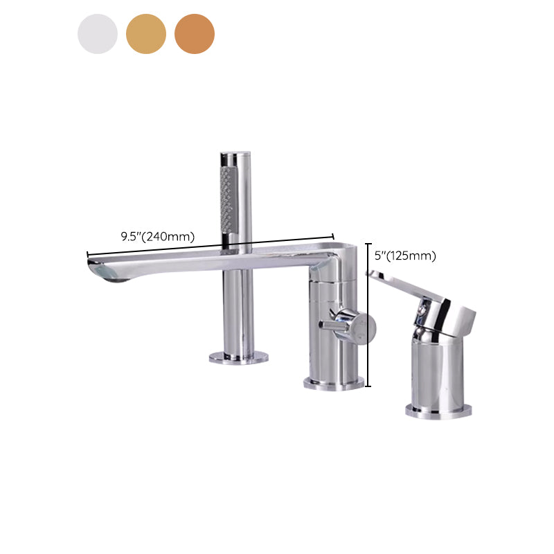 Bathroom Faucet Rod Handle Temperature Control Bathtub Faucet Clearhalo 'Bathroom Remodel & Bathroom Fixtures' 'Bathtub Faucets' 'bathtub_faucets' 'Home Improvement' 'home_improvement' 'home_improvement_bathtub_faucets' 6835922