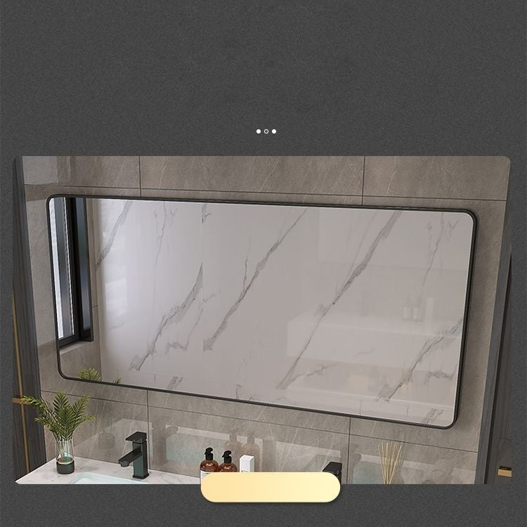 Bathroom Marble Vanity Set Modern Solid Color Sink Vanity with Mirror Clearhalo 'Bathroom Remodel & Bathroom Fixtures' 'Bathroom Vanities' 'bathroom_vanities' 'Home Improvement' 'home_improvement' 'home_improvement_bathroom_vanities' 6836279