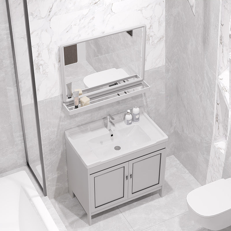 Gorgeous Bath Vanity Wall Mounted Standard Vanity Cabinet with Mirror Cabinet Vanity & Faucet & Mirrors White Clearhalo 'Bathroom Remodel & Bathroom Fixtures' 'Bathroom Vanities' 'bathroom_vanities' 'Home Improvement' 'home_improvement' 'home_improvement_bathroom_vanities' 6836305