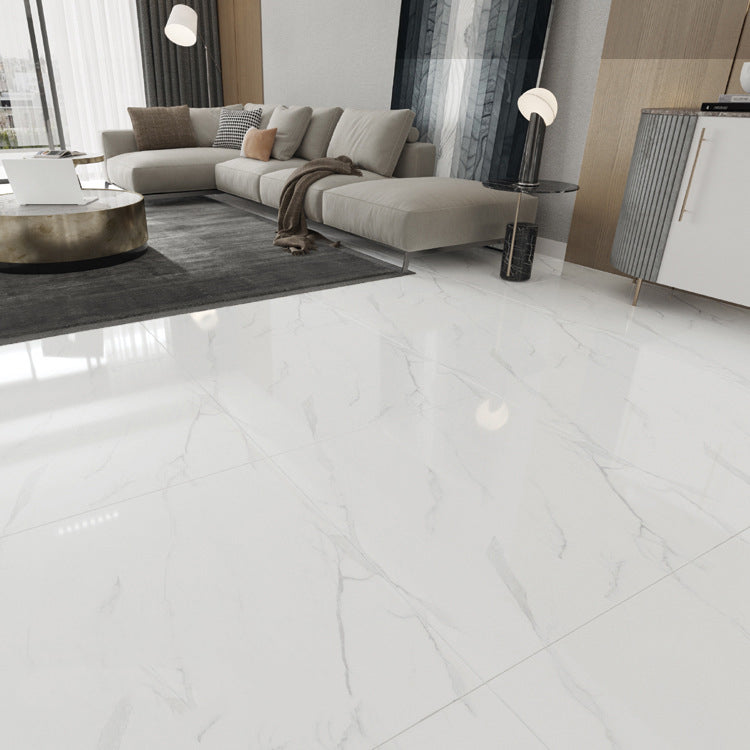 Peel and Stick Vinyl Flooring Low Gloss PVC Flooring with Marble Look Off-White Clearhalo 'Flooring 'Home Improvement' 'home_improvement' 'home_improvement_vinyl_flooring' 'Vinyl Flooring' 'vinyl_flooring' Walls and Ceiling' 6836916