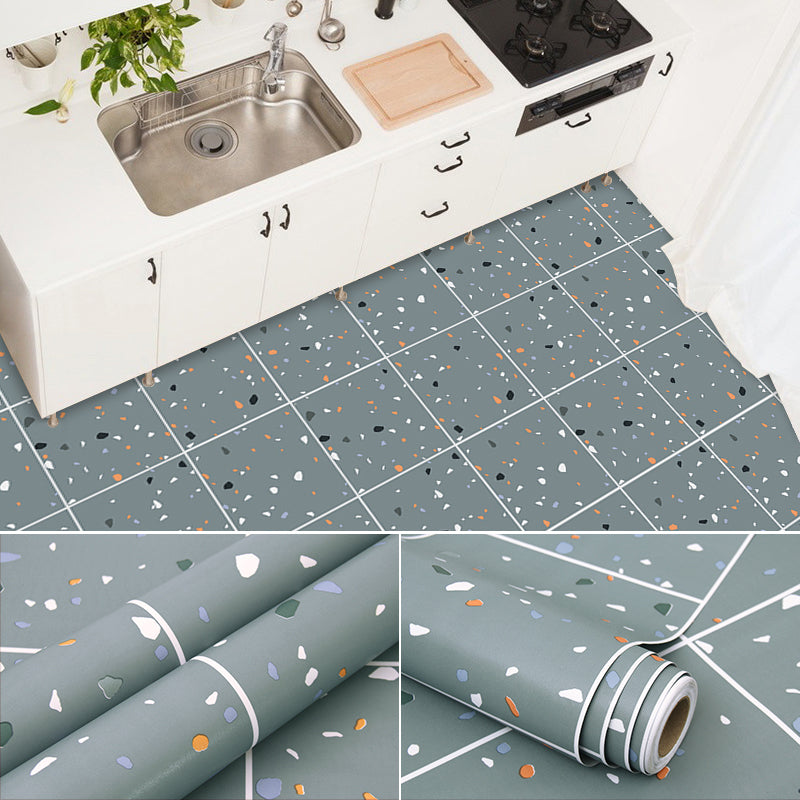 Modern PVC Flooring Geometric Pattern Peel and Stick Vinyl Plank Flooring Dark Gray Clearhalo 'Flooring 'Home Improvement' 'home_improvement' 'home_improvement_vinyl_flooring' 'Vinyl Flooring' 'vinyl_flooring' Walls and Ceiling' 6836988