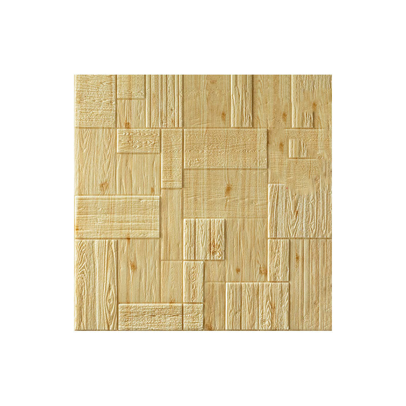 Modern Tin Backsplash Paneling Smooth Wall Ceiling Wood Board Set of 1 Natural Clearhalo 'Flooring 'Home Improvement' 'home_improvement' 'home_improvement_wall_paneling' 'Wall Paneling' 'wall_paneling' 'Walls & Ceilings' Walls and Ceiling' 6842476