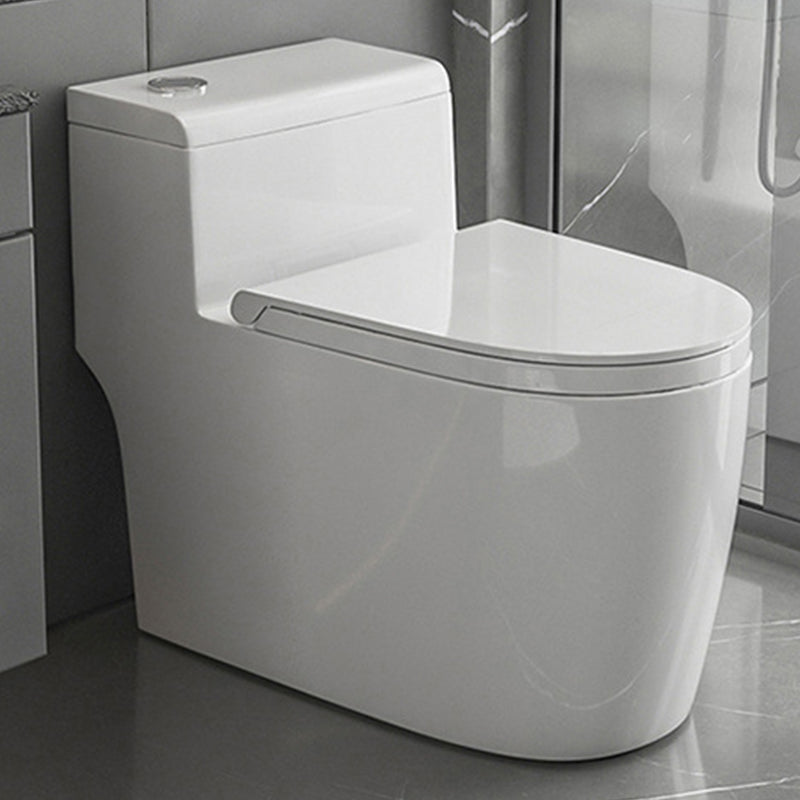 Modern 1-Piece Flush Toilet Floor Mount Urine Toilet for Bathroom 16"L x 28"W x 24"H White 12" Clearhalo 'Bathroom Remodel & Bathroom Fixtures' 'Home Improvement' 'home_improvement' 'home_improvement_toilets' 'Toilets & Bidets' 'Toilets' 6842864
