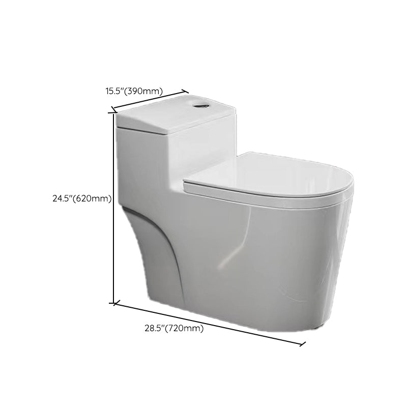 Modern 1-Piece Flush Toilet Floor Mount Urine Toilet for Bathroom Clearhalo 'Bathroom Remodel & Bathroom Fixtures' 'Home Improvement' 'home_improvement' 'home_improvement_toilets' 'Toilets & Bidets' 'Toilets' 6842887