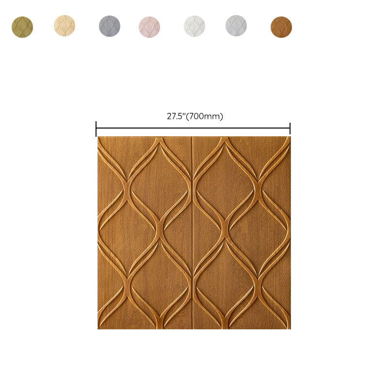 Modern Wall Paneling 3D Print Wall Interior Wall Panels Set of 40 Clearhalo 'Flooring 'Home Improvement' 'home_improvement' 'home_improvement_wall_paneling' 'Wall Paneling' 'wall_paneling' 'Walls & Ceilings' Walls and Ceiling' 6842969