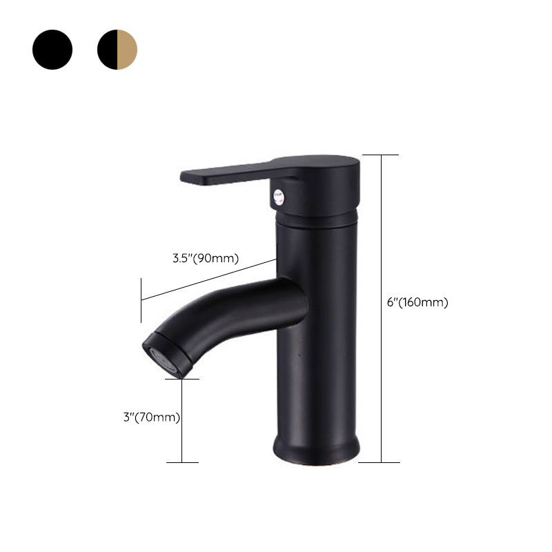 Modern Sink Faucet Stainless Steel Basin Lavatory Faucet for Bathroom Clearhalo 'Bathroom Remodel & Bathroom Fixtures' 'Bathroom Sink Faucets' 'Bathroom Sinks & Faucet Components' 'bathroom_sink_faucets' 'Home Improvement' 'home_improvement' 'home_improvement_bathroom_sink_faucets' 6848731