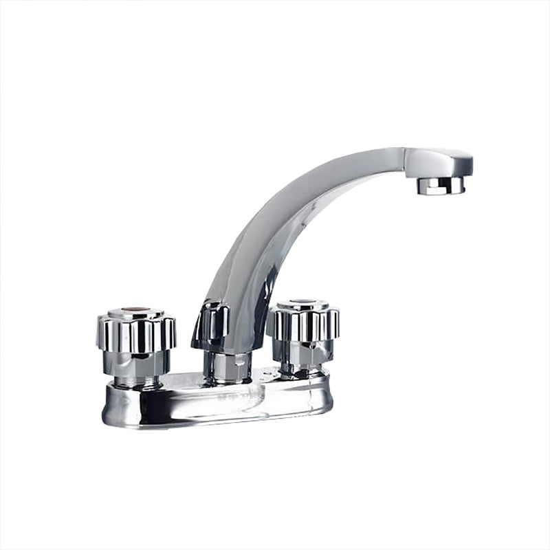 Modern Style Vessel Faucet Copper Knob Handle Low Arc Vessel Faucet Clearhalo 'Bathroom Remodel & Bathroom Fixtures' 'Bathroom Sink Faucets' 'Bathroom Sinks & Faucet Components' 'bathroom_sink_faucets' 'Home Improvement' 'home_improvement' 'home_improvement_bathroom_sink_faucets' 6848742