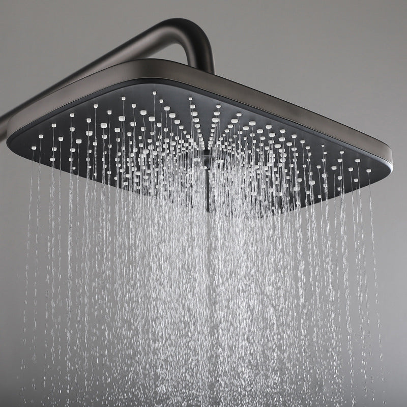 Modern Shower Head Combo Brass Thermostatic Handheld Shower Head Shower Combo Clearhalo 'Bathroom Remodel & Bathroom Fixtures' 'Home Improvement' 'home_improvement' 'home_improvement_shower_faucets' 'Shower Faucets & Systems' 'shower_faucets' 'Showers & Bathtubs Plumbing' 'Showers & Bathtubs' 6849009