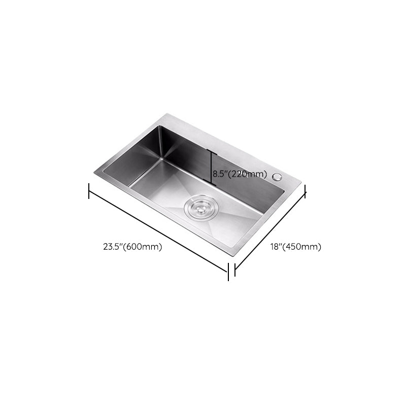 Contemporary Workstation Sink Stainless Steel Undermount Kitchen Sink Clearhalo 'Home Improvement' 'home_improvement' 'home_improvement_kitchen_sinks' 'Kitchen Remodel & Kitchen Fixtures' 'Kitchen Sinks & Faucet Components' 'Kitchen Sinks' 'kitchen_sinks' 6849114