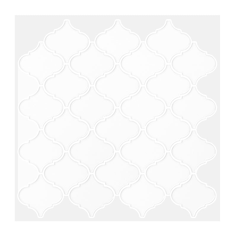 Polygon Metal Peel and Stick Backsplash Tile PVC Peel and Stick Tile for Kitchen Clearhalo 'Flooring 'Home Improvement' 'home_improvement' 'home_improvement_peel_stick_blacksplash' 'Peel & Stick Backsplash Tile' 'peel_stick_blacksplash' 'Walls & Ceilings' Walls and Ceiling' 6850162
