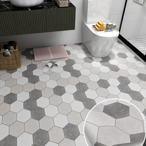 Multi-Tonal Style Vinyl Plank Ceramic Print Peel and Stick Vinyl Plank Flooring Gray-White Clearhalo 'Flooring 'Home Improvement' 'home_improvement' 'home_improvement_vinyl_flooring' 'Vinyl Flooring' 'vinyl_flooring' Walls and Ceiling' 6859570