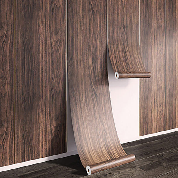 Modern Style Wall Access Panel Peel and Stick Wall Access Panel with Wood Look Dark Walnut Clearhalo 'Flooring 'Home Improvement' 'home_improvement' 'home_improvement_wall_paneling' 'Wall Paneling' 'wall_paneling' 'Walls & Ceilings' Walls and Ceiling' 6859716