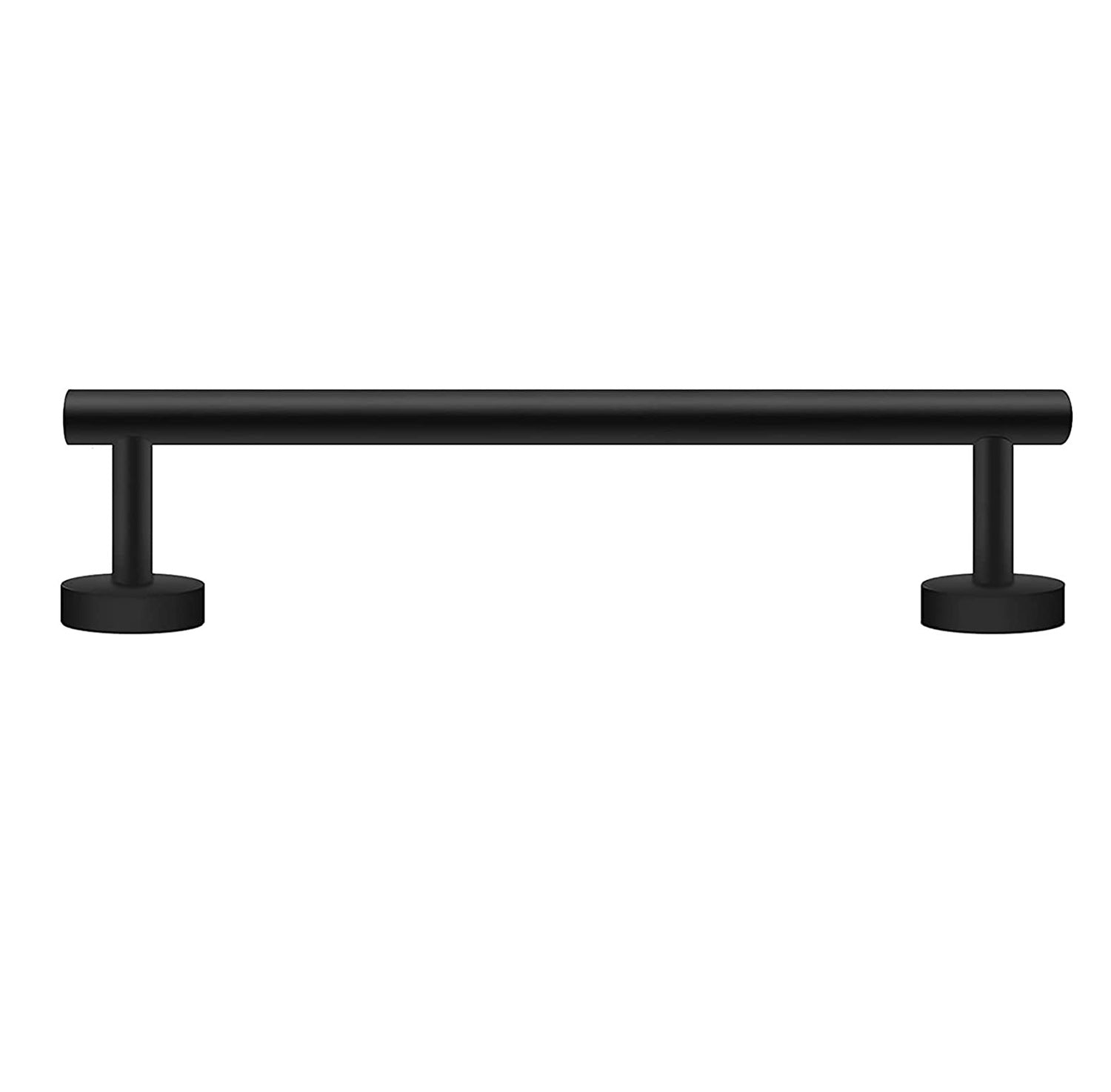 Matte Black Bathroom Hardware Set Stainless Steel Towel Bar/Paper Holder/Robe Hooks Clearhalo 'Bathroom Hardware Sets' 'Bathroom Hardware' 'Bathroom Remodel & Bathroom Fixtures' 'bathroom_hardware_sets' 'Home Improvement' 'home_improvement' 'home_improvement_bathroom_hardware_sets' 6864574