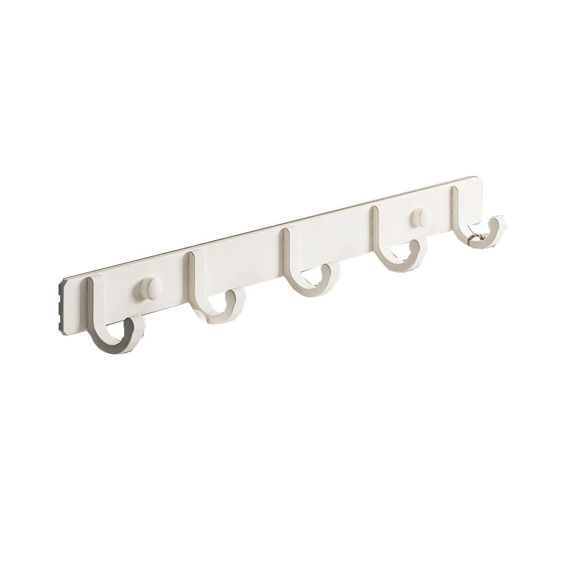 White Contemporary Bathroom Accessory Set Stainless Aluminum Bathroom Set Clearhalo 'Bathroom Hardware Sets' 'Bathroom Hardware' 'Bathroom Remodel & Bathroom Fixtures' 'bathroom_hardware_sets' 'Home Improvement' 'home_improvement' 'home_improvement_bathroom_hardware_sets' 6864758
