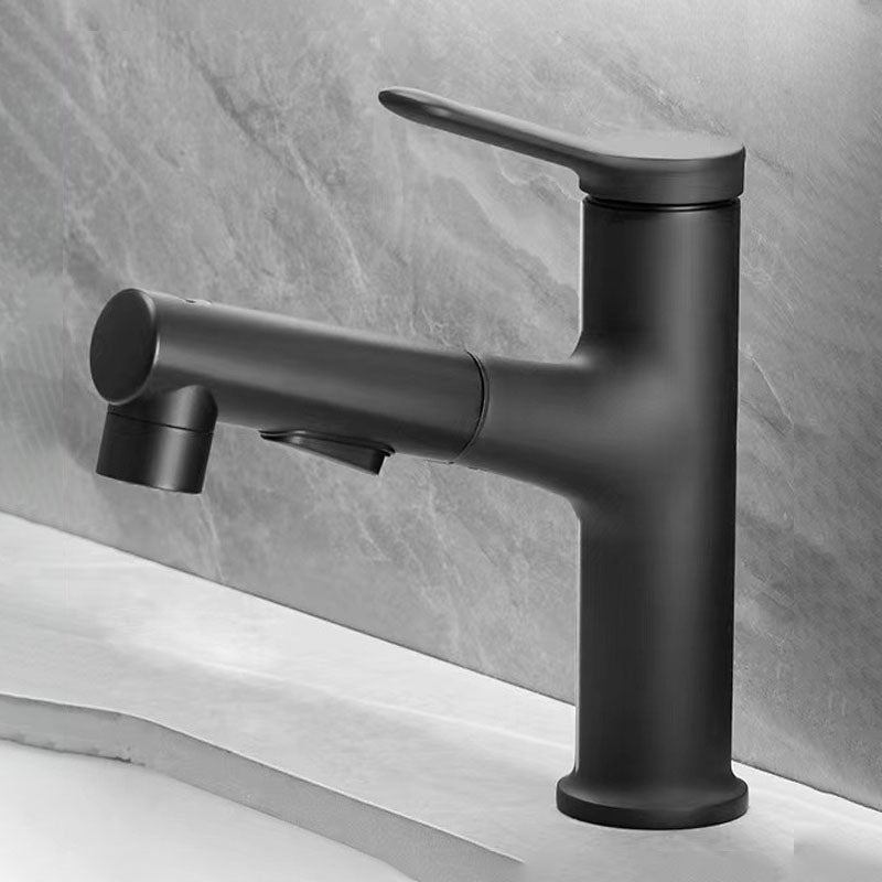 Modern Copper Sink Faucet Scratch Resistant Wide Spread Bathroom Faucet Clearhalo 'bathroom_sink_faucets' 'Conjunta de Baño y Conjunta de Grifo' 'Coronamiento de Baño y Dispositivo de Baño' 'Grifo del lavabo del baño' 'Hogar' 'home_improvement' 'home_improvement_bathroom_sink_faucets' 'Mejoras para el hogar' 6871293