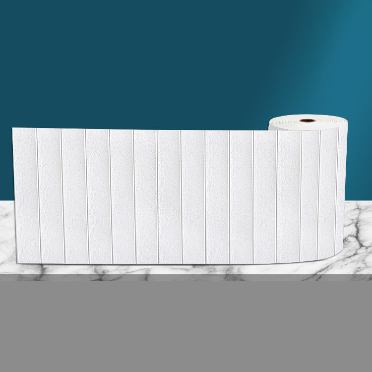 Modern Tin Backsplash Paneling 3D Wall Ceiling Wood Grain Design White Nano Clearhalo 'Flooring 'Home Improvement' 'home_improvement' 'home_improvement_wall_paneling' 'Wall Paneling' 'wall_paneling' 'Walls & Ceilings' Walls and Ceiling' 6872461