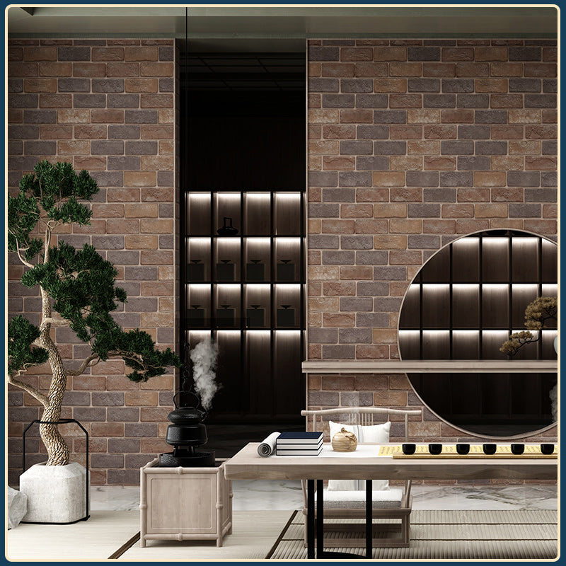 Farmhouse Wall Plank 3D Print Bathroom Living Room Brick Wall Panels Beige 98.4' (30m) Clearhalo 'Flooring 'Home Improvement' 'home_improvement' 'home_improvement_wall_paneling' 'Wall Paneling' 'wall_paneling' 'Walls & Ceilings' Walls and Ceiling' 6872481