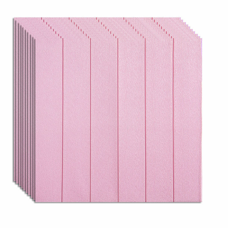 Farmhouse Tin Backsplash Paneling Smooth Wall Ceiling Wood Grain Design Pink Standard Payment Clearhalo 'Flooring 'Home Improvement' 'home_improvement' 'home_improvement_wall_paneling' 'Wall Paneling' 'wall_paneling' 'Walls & Ceilings' Walls and Ceiling' 6872538