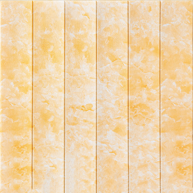 Modern Pearl Wainscoting PVC Wall Access Panel Peel and Stick Wall Tile Yellow Clearhalo 'Flooring 'Home Improvement' 'home_improvement' 'home_improvement_wall_paneling' 'Wall Paneling' 'wall_paneling' 'Walls & Ceilings' Walls and Ceiling' 6872594