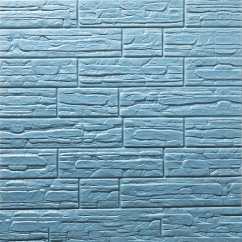 Modern Pearl Wainscoting PVC Wall Access Panel Peel and Stick Wall Tile Light Blue Clearhalo 'Flooring 'Home Improvement' 'home_improvement' 'home_improvement_wall_paneling' 'Wall Paneling' 'wall_paneling' 'Walls & Ceilings' Walls and Ceiling' 6872605