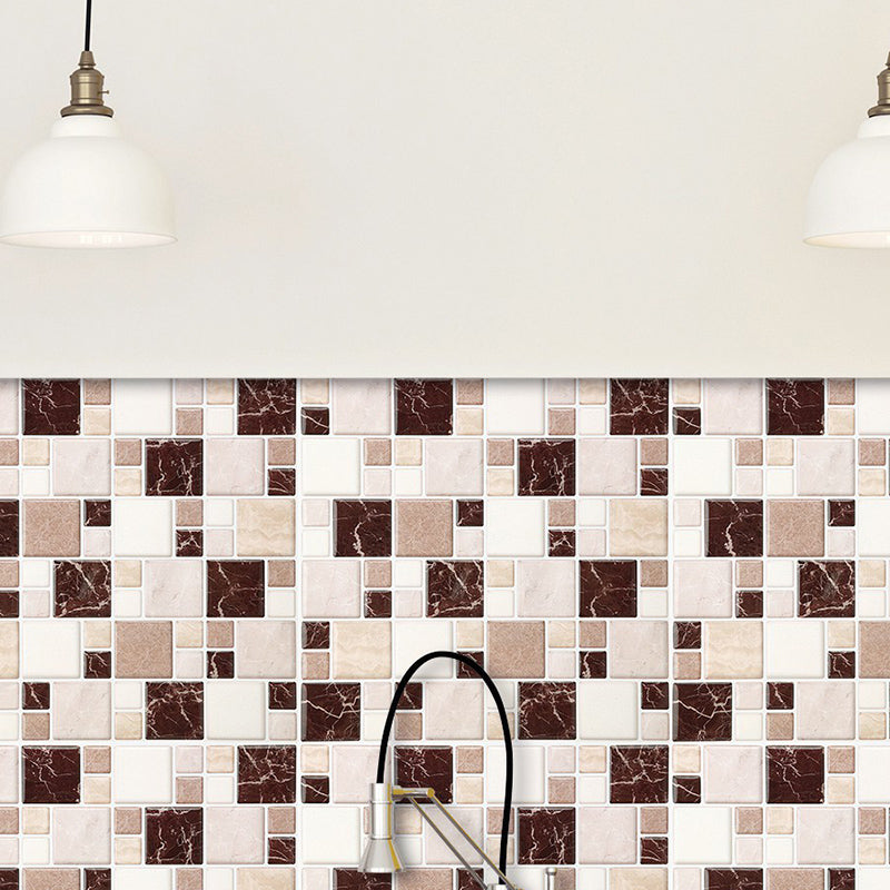 Pattern Matte Color Stone Peel and Paste Mosaic Tile Peel and Paste Tile Set of 2 Clearhalo 'Flooring 'Home Improvement' 'home_improvement' 'home_improvement_peel_stick_blacksplash' 'Peel & Stick Backsplash Tile' 'peel_stick_blacksplash' 'Walls & Ceilings' Walls and Ceiling' 6872613