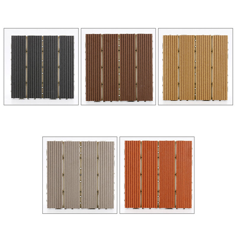 Traditional Flooring Tiles Plain Waterproof Click-Locking Wood Floor Planks Clearhalo 'Flooring 'Hardwood Flooring' 'hardwood_flooring' 'Home Improvement' 'home_improvement' 'home_improvement_hardwood_flooring' Walls and Ceiling' 6872936