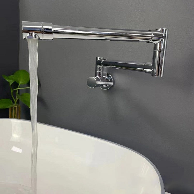 Modern Faucet 1-Handle Touchless Single Level Low Profile Pot Filler Kitchen Faucet Clearhalo 'Home Improvement' 'home_improvement' 'home_improvement_kitchen_faucets' 'Kitchen Faucets' 'Kitchen Remodel & Kitchen Fixtures' 'Kitchen Sinks & Faucet Components' 'kitchen_faucets' 6881192
