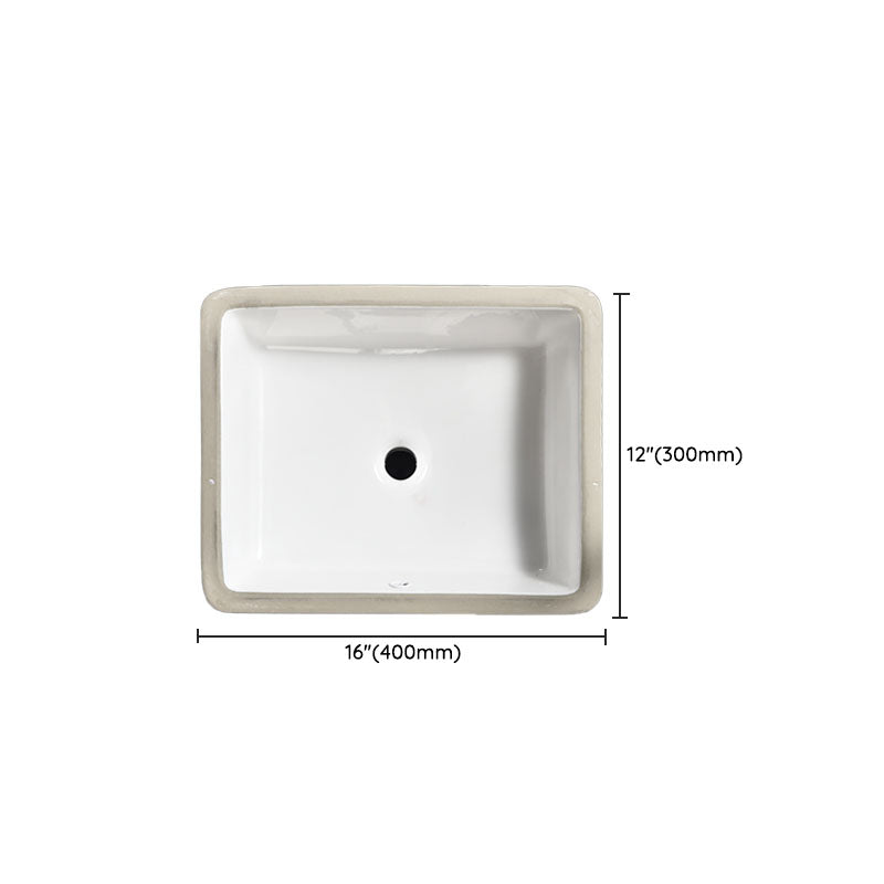 Contemporary Wash Stand Ceramic Metal Undermount Bathroom Sink Clearhalo 'Bathroom Remodel & Bathroom Fixtures' 'Bathroom Sinks & Faucet Components' 'Bathroom Sinks' 'bathroom_sink' 'Home Improvement' 'home_improvement' 'home_improvement_bathroom_sink' 6881618