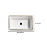 Contemporary Wash Stand Ceramic Metal Undermount Bathroom Sink Clearhalo 'Bathroom Remodel & Bathroom Fixtures' 'Bathroom Sinks & Faucet Components' 'Bathroom Sinks' 'bathroom_sink' 'Home Improvement' 'home_improvement' 'home_improvement_bathroom_sink' 6881629