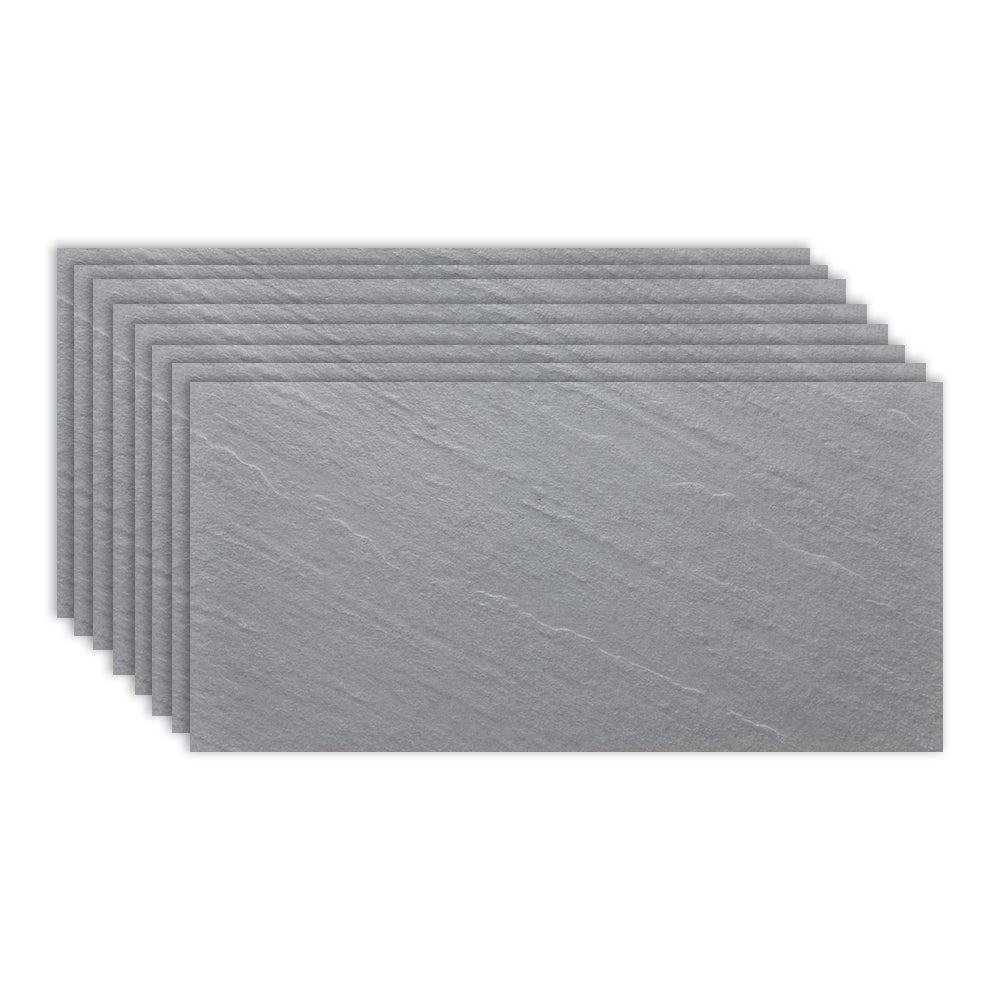 Gray Tone Singular Tile Stone Appearance Straight Edge Rectangular Wall Tile Moon Shadow Clearhalo 'Floor Tiles & Wall Tiles' 'floor_tiles_wall_tiles' 'Flooring 'Home Improvement' 'home_improvement' 'home_improvement_floor_tiles_wall_tiles' Walls and Ceiling' 6887454