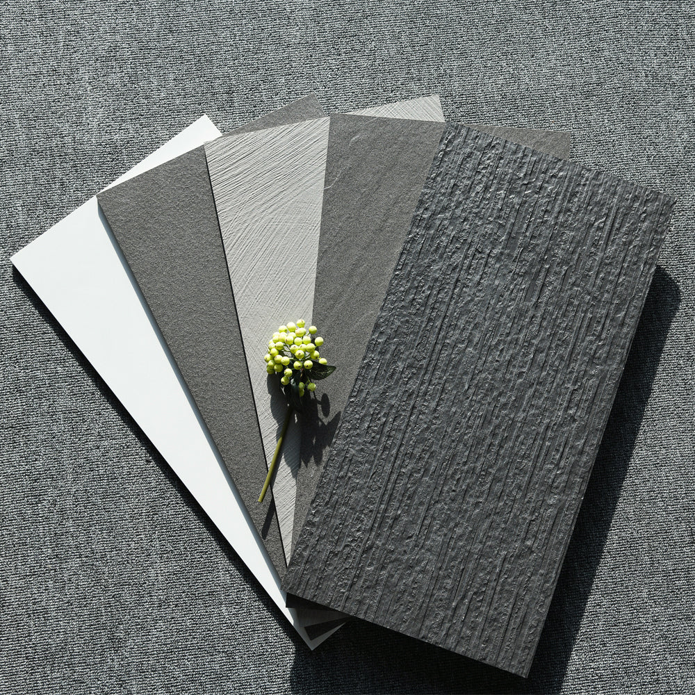 Gray Tone Singular Tile Stone Appearance Straight Edge Rectangular Wall Tile Clearhalo 'Floor Tiles & Wall Tiles' 'floor_tiles_wall_tiles' 'Flooring 'Home Improvement' 'home_improvement' 'home_improvement_floor_tiles_wall_tiles' Walls and Ceiling' 6887455