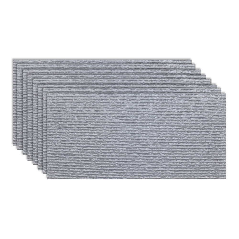 Gray Tone Singular Tile Stone Appearance Straight Edge Rectangular Wall Tile Smoke Gray Clearhalo 'Floor Tiles & Wall Tiles' 'floor_tiles_wall_tiles' 'Flooring 'Home Improvement' 'home_improvement' 'home_improvement_floor_tiles_wall_tiles' Walls and Ceiling' 6887473