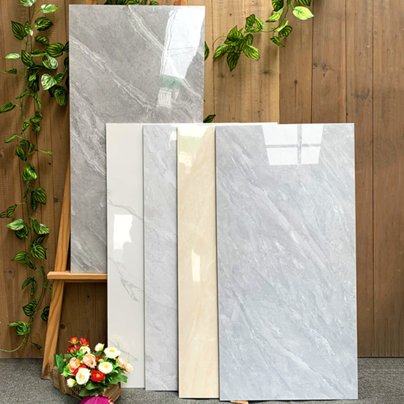 Marble Appearance Singular Tile Mirrored Rectangular Wall Tile Clearhalo 'Floor Tiles & Wall Tiles' 'floor_tiles_wall_tiles' 'Flooring 'Home Improvement' 'home_improvement' 'home_improvement_floor_tiles_wall_tiles' Walls and Ceiling' 6887508