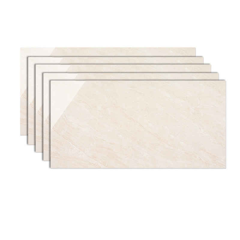 Marble Appearance Singular Tile Straight Edge Rectangular Floor Tile Beige Clearhalo 'Floor Tiles & Wall Tiles' 'floor_tiles_wall_tiles' 'Flooring 'Home Improvement' 'home_improvement' 'home_improvement_floor_tiles_wall_tiles' Walls and Ceiling' 6887546