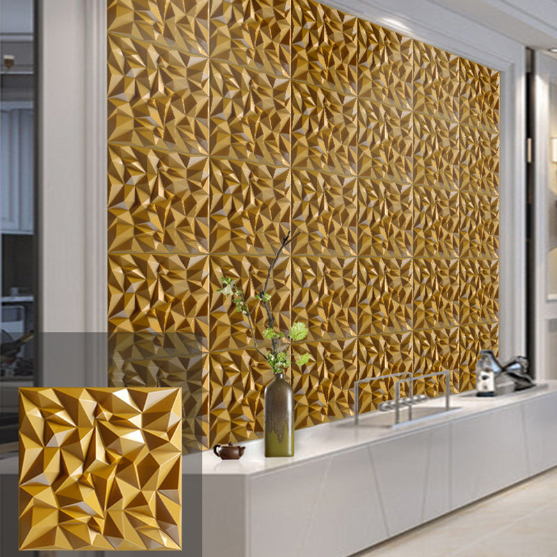 Modern Square Interior Wall Paneling Peel and Stick 3D Embossed Wall Paneling Clearhalo 'Flooring 'Home Improvement' 'home_improvement' 'home_improvement_wall_paneling' 'Wall Paneling' 'wall_paneling' 'Walls & Ceilings' Walls and Ceiling' 6887692