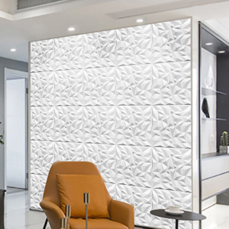 Modern Square Interior Wall Paneling Peel and Stick 3D Embossed Wall Paneling Clearhalo 'Flooring 'Home Improvement' 'home_improvement' 'home_improvement_wall_paneling' 'Wall Paneling' 'wall_paneling' 'Walls & Ceilings' Walls and Ceiling' 6887707