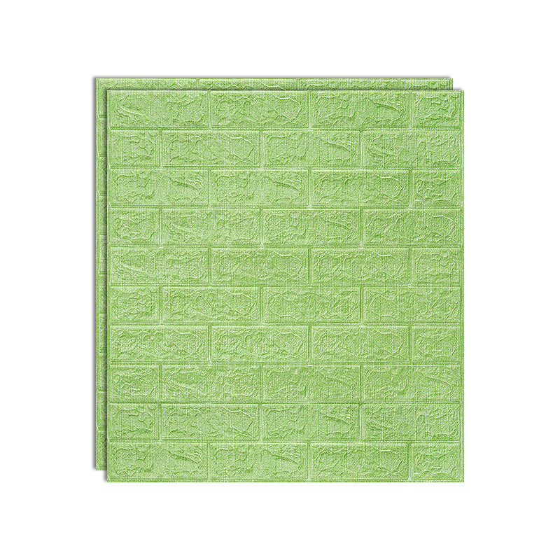 Industrial Waterproof Wall Paneling Peel and Stick Design Wall Paneling Green 0.18"H Clearhalo 'Flooring 'Home Improvement' 'home_improvement' 'home_improvement_wall_paneling' 'Wall Paneling' 'wall_paneling' 'Walls & Ceilings' Walls and Ceiling' 6887755