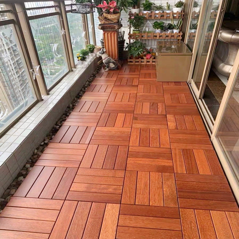 Vintage Wooden Flooring Waterproof Plank Flooring with Click Lock Clearhalo 'Flooring 'Hardwood Flooring' 'hardwood_flooring' 'Home Improvement' 'home_improvement' 'home_improvement_hardwood_flooring' Walls and Ceiling' 6888017