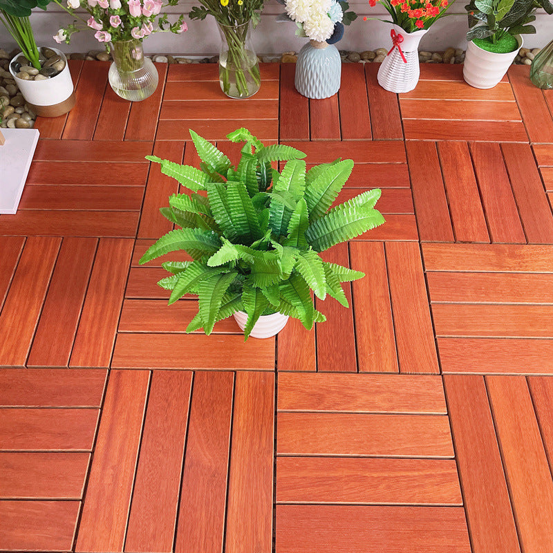 Vintage Wooden Flooring Waterproof Plank Flooring with Click Lock Clearhalo 'Flooring 'Hardwood Flooring' 'hardwood_flooring' 'Home Improvement' 'home_improvement' 'home_improvement_hardwood_flooring' Walls and Ceiling' 6888029