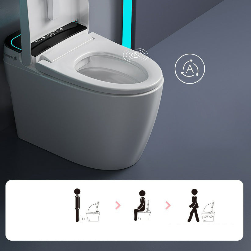 Modern Toilet Bowl All-In-One ABS Floor Mounted Siphon Jet Urine Toilet Clearhalo 'Bathroom Remodel & Bathroom Fixtures' 'Home Improvement' 'home_improvement' 'home_improvement_toilets' 'Toilets & Bidets' 'Toilets' 6888279