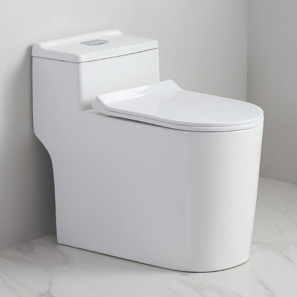 Traditional 1 Piece Flush Toilet Floor Mounted Urine Toilet for Bathroom 14"L x 26"W x 25"H 16" Clearhalo 'Bathroom Remodel & Bathroom Fixtures' 'Home Improvement' 'home_improvement' 'home_improvement_toilets' 'Toilets & Bidets' 'Toilets' 6888345