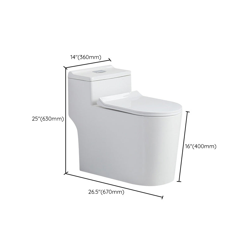 Traditional 1 Piece Flush Toilet Floor Mounted Urine Toilet for Bathroom Clearhalo 'Bathroom Remodel & Bathroom Fixtures' 'Home Improvement' 'home_improvement' 'home_improvement_toilets' 'Toilets & Bidets' 'Toilets' 6888359