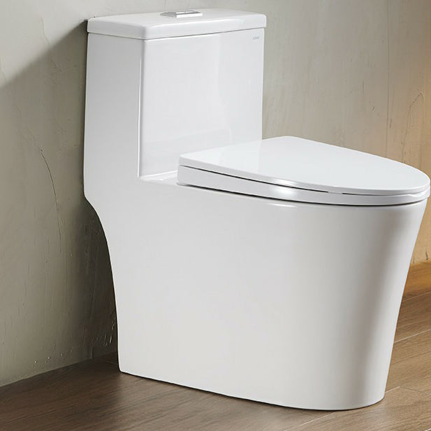 Traditional Flush Toilet All-In-One Floor Mounted Siphon Jet Porcelain Toilet 16"L x 26"W x 29"H 12" Clearhalo 'Bathroom Remodel & Bathroom Fixtures' 'Home Improvement' 'home_improvement' 'home_improvement_toilets' 'Toilets & Bidets' 'Toilets' 6888454