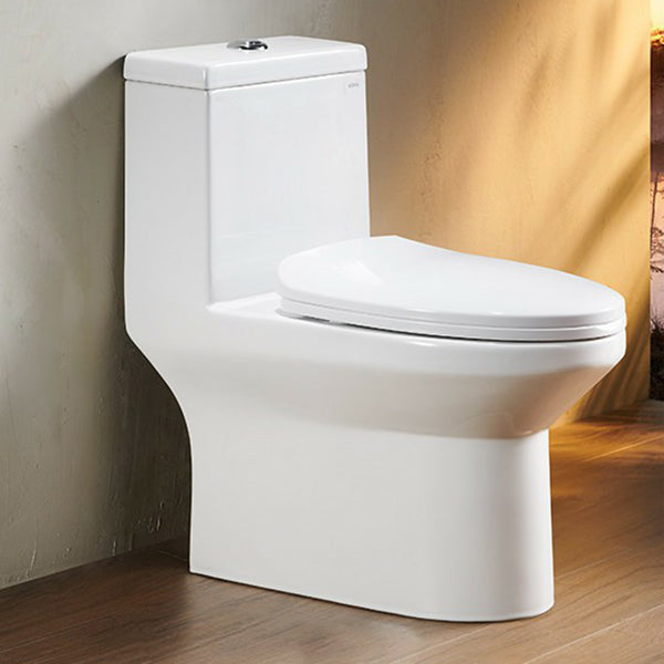 Traditional Flush Toilet All-In-One Floor Mounted Siphon Jet Porcelain Toilet 15"L x 27"W x 29"H Clearhalo 'Bathroom Remodel & Bathroom Fixtures' 'Home Improvement' 'home_improvement' 'home_improvement_toilets' 'Toilets & Bidets' 'Toilets' 6888457